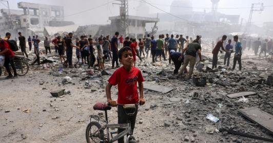 Niño en Gaza