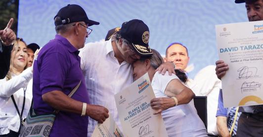 Presidente Petro en Bucaramanga.