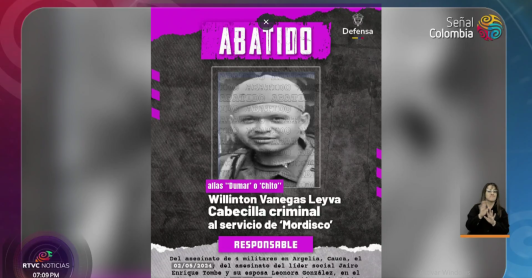 alias Dumar, cuarto cabecilla de las disidencias de Iván Mordisco, estructura Jacobo Arenas.