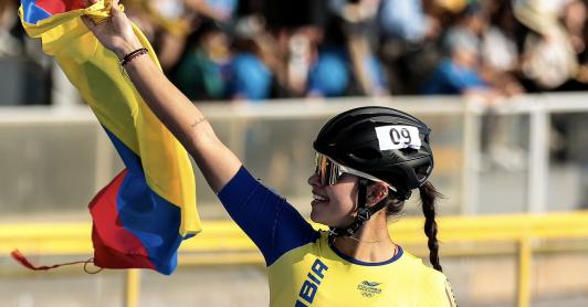 Gabriela Rueda, patinadora colombiana.