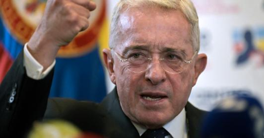 Álvaro Uribe Vélez sentencia. / Foto: AFP.