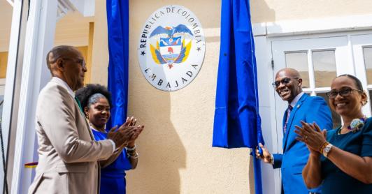 Embajada de Colombia en Barbados. / Foto: Cancillería.