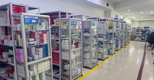 Instalaciones de gestor farmacéutico.