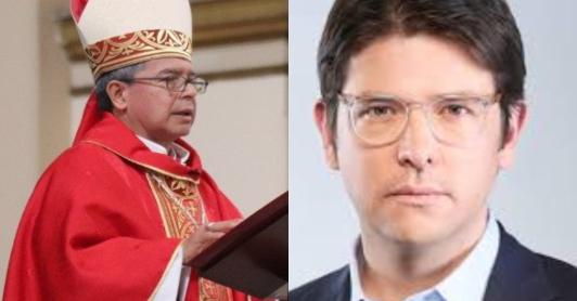 Cardenal Rueda sobre muerte de Miguel Uribe. / Fotos: Vatican News y Senado.