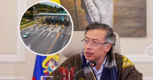 Petro sobre peajes en Colombia. / Foto: Presidencia y ANI.