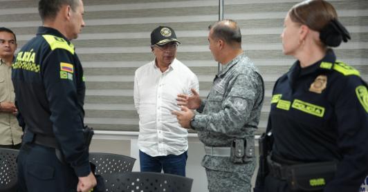 Petro sobre decisiones de la seguridad en Cali. / Foto: Presidencia.