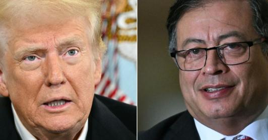 Petro le responde a Trump. / Foto: AFP.