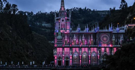 Santuario de Las Lajas. / Foto: AFP.