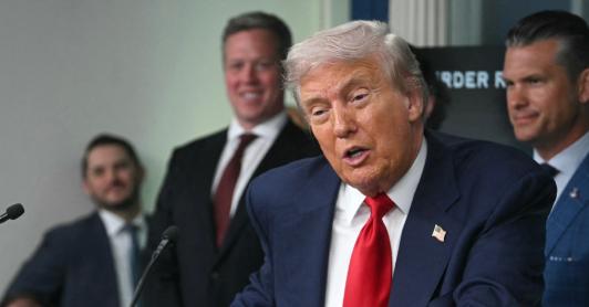 Donald Trump sobre inseguridad en Bogotá. / Foto: AFP.
