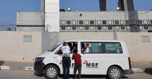 Unidad Móvil de Médicos sin Fronteras.