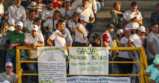 Campesinos colombianos.