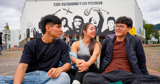 ​​Los jó​venes del Catatumbo María Camila Ávila y Rafael Amado, ingresaron a la carrera de Medicina, y Stiven Sánchez, a Fonoaudiología.