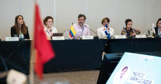 viceministro de Asuntos Multilaterales, Mauricio Jaramillo Jassir en la conmemoración del Día de la Cooperación Sur-Sur, realizada en Armenia, Quindío