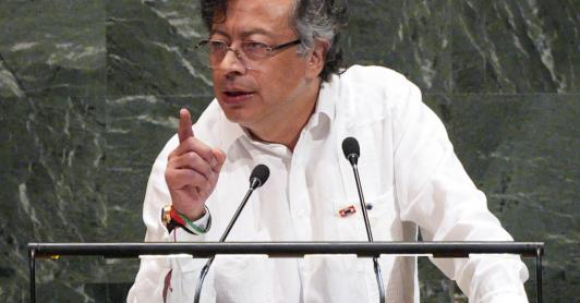 Presidente Petro sobre justicia para Gaza. / Foto: Presidencia.