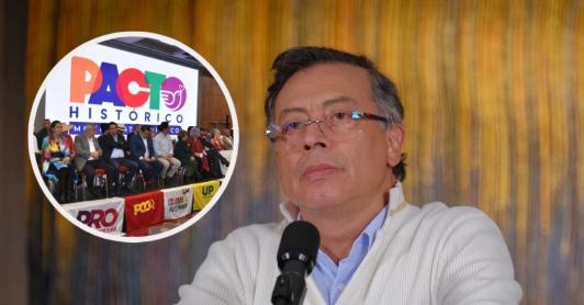 Petro sobre el Pacto Histórico. / Fotos: Pacto Histórico y Presidencia.