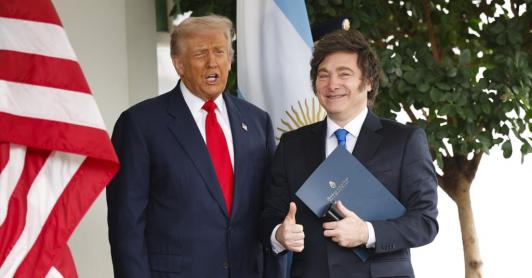 Milei y Trump.