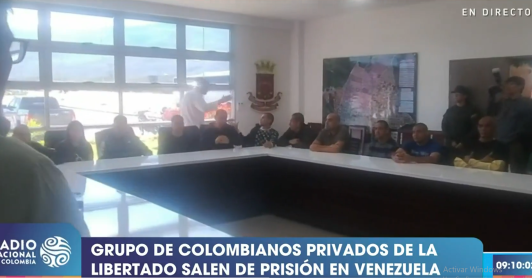 Primeras imágenes de los colombianos liberados que estaban en cárceles venezolanas
