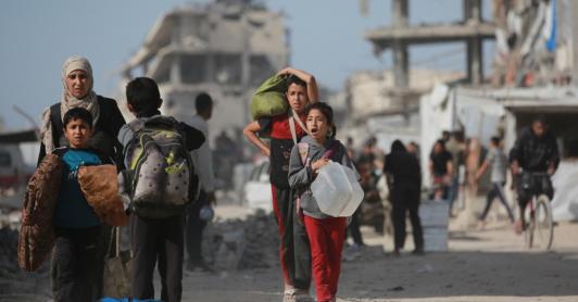 Cifras del genocidio. / Foto: AFP.