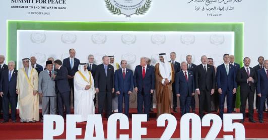 Acuerdo de paz en Gaza. / Foto: AFP.
