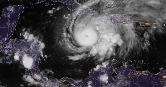 Huracán Melissa. / Foto: AFP.