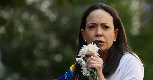 María Corina Machado. / Foto: AFP.