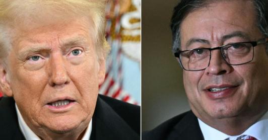 Petro le responde a Trump. / Foto: AFP.