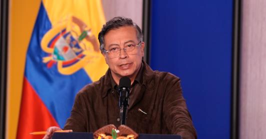 Petro sobre incautación. / Foto: Presidencia.