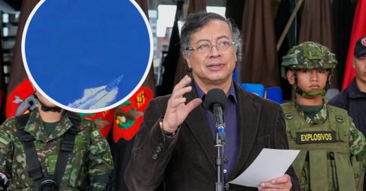 Petro sobre nueva lancha. / Fotos: Presidencia.