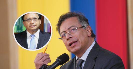 Petro sobre el magistrado Ibáñez. / Foto: Presidencia y Creative Commons.