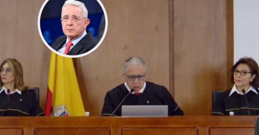 Qué sigue en el proceso contra Uribe Vélez. / Fotos: Tribunal y AFP.