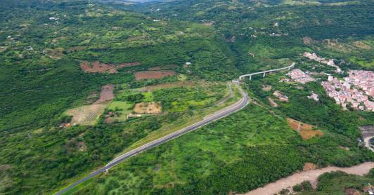 Obra vial.