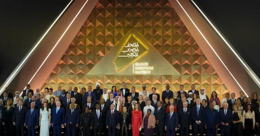 Presidente Petro en la inauguración del Gran Museo Egipcio en El Cairo