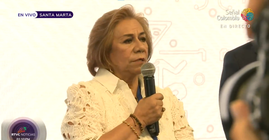 Rosa Villavicencio cuestionó el fotomontaje y reafirmó el compromiso de Colombia con el respeto al derecho internacional y la solución dialogada de conflictos. 