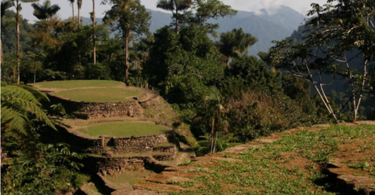 Ciudad Perdida en la Sierra Nevada de Santa Marta