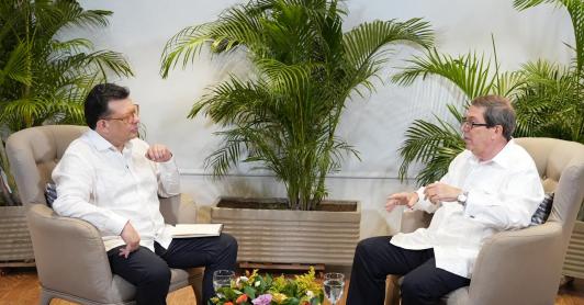 Canciller de Cuba, Bruno Rodríguez.