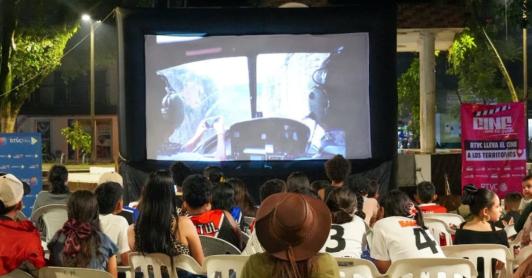 Cine con la Gente en Arauca. / Foto: RTVC.