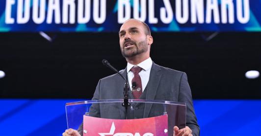 Eduardo Bolsonaro. / Foto: AFP.