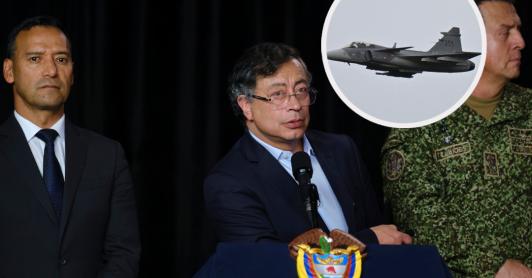 Contrato de aviones Gripen. / Fotos: Presidencia y AFP.