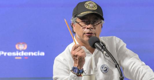 Petro sobre la paz. / Foto: AFP.