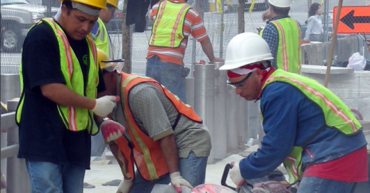 obreros de construcción