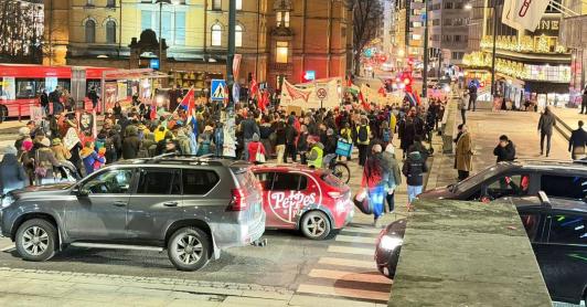 Masivas protestas en Noruega por entrega del Nobel de Paz a María Corina Machado 