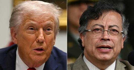 Trump vuelve a amenazar a Colombia.