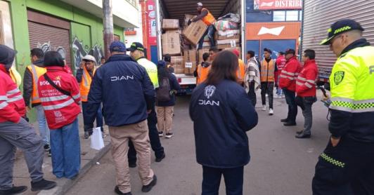 Aprehensión de la Dian. / Foto: X Dian.