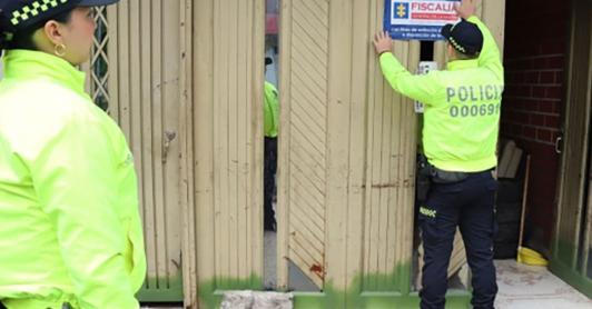 Incautación de bienes. / Foto: MinDefensa.