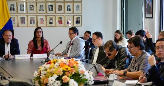 Mesa para el salario mínimo 2026. / Foto: MinTrabajo.