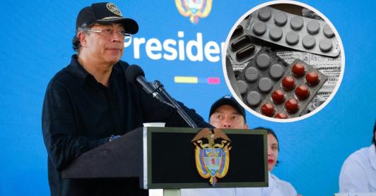 Petro sobre sobrecostos de medicamentos. / Fotos: Presidencia y Freepik.
