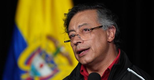Presidente Gustavo Petro destacó el papel del precio de los alimentos en la baja inflación.