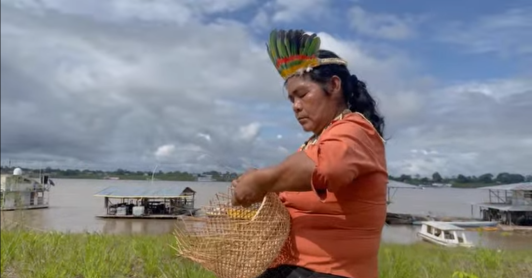Uno de los mayores referentes culturales del pueblo Bora es su tradición artesanal en cestería