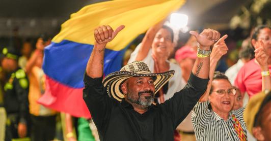 Concentraciones 7 de enero. / Foto: Presidencia.