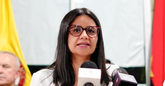 Angie Rodríguez. / Foto: Presidencia.